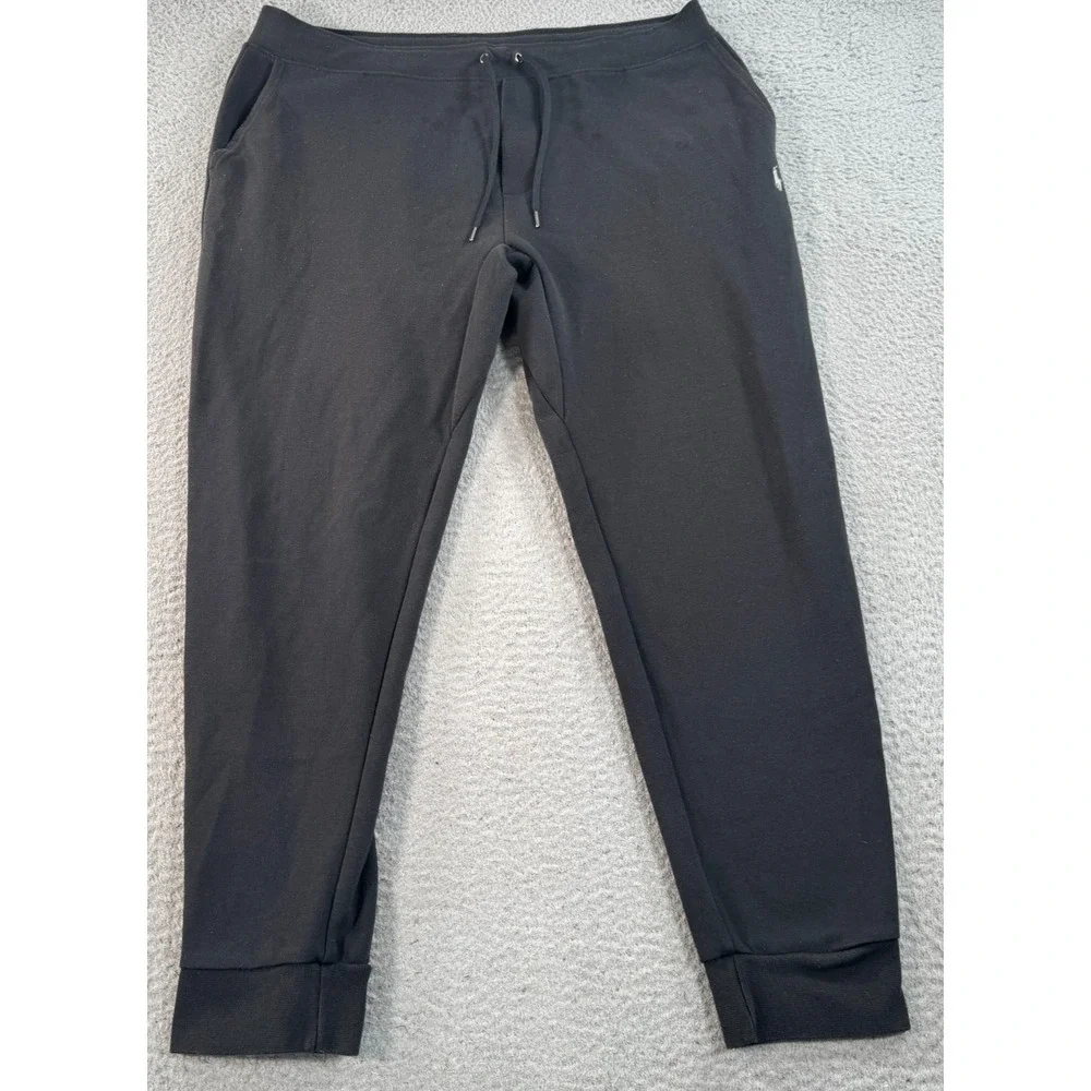 Polo Ralph Lauren Sweatpants Men's 2XL‎ Black Jogger Athleisure Running Pony